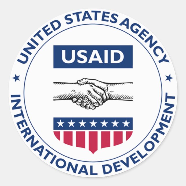 ADESIVO REDONDO USAID (Frente)