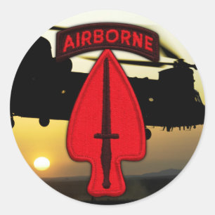 Adesivo Redondo USASOC Special ops veterans veterans patch