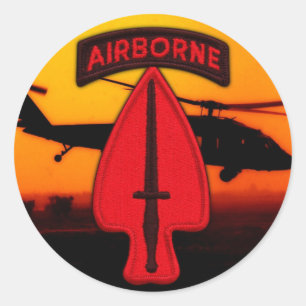 Adesivo Redondo USASOC Special ops veterans veterans patch