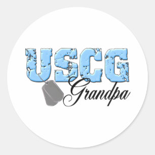 Adesivo Redondo uscg99vovô2