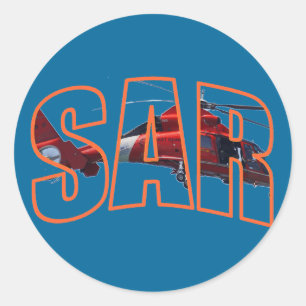 ADESIVO REDONDO USCG SAR