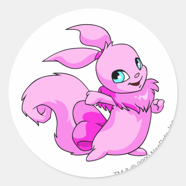 Adesivo Redondo Usul Pink (Frente)