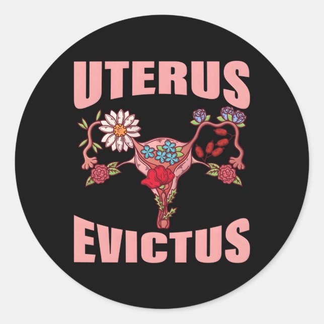 Adesivo Redondo Uterus Anatomia Uterus Evictus Uterus Remoção (Frente)
