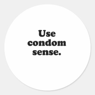 ADESIVO REDONDO UTILIZAR SENTIDO DE CONDOM