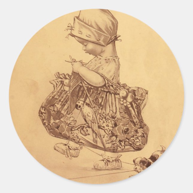 Adesivo Redondo Utopia Yarn (Frente)