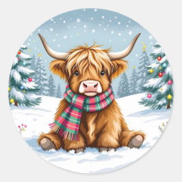 Adesivo Redondo Vaca do Cerrado