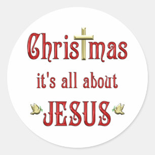 Adesivo Redondo Vacas de Natal