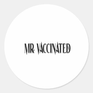 Adesivo Redondo Vaccinado