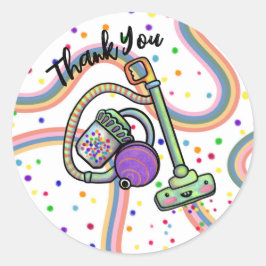 Adesivo Redondo Vácuo - Vinhetas