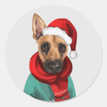 Vaden Jones Cartão de Natal Autocolante