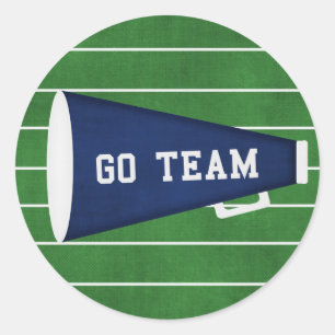 Adesivo Redondo Vai a equipe