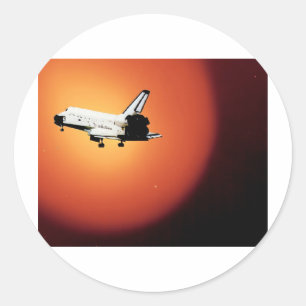 Adesivo Redondo Vaivém espacial Sun da NASA