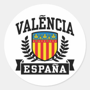 Adesivo Redondo Valência Espana