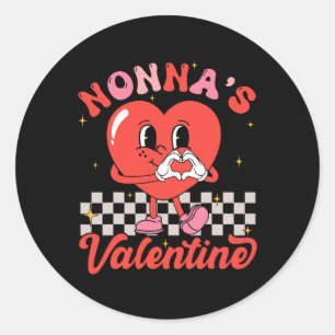 Adesivo Redondo Valente da Nonna Feliz Dia dos Namorados Menino Me