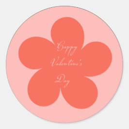 Adesivo Redondo Valentine day  sticker