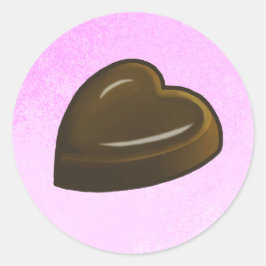 Adesivo Redondo Valentines Day Heart