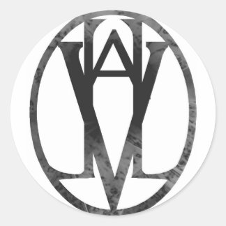 Adesivo Redondo Valhalla Seal Black