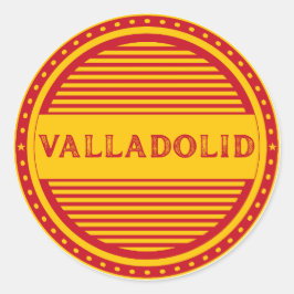 Adesivo Redondo Valladolid City Pride Emblem – Spanish Identity