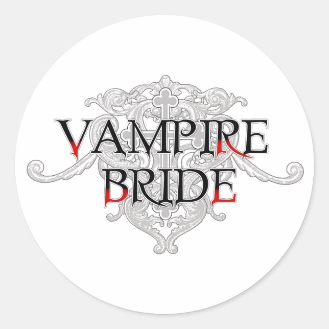Adesivo Redondo Vamire Bride Sticker (Frente)
