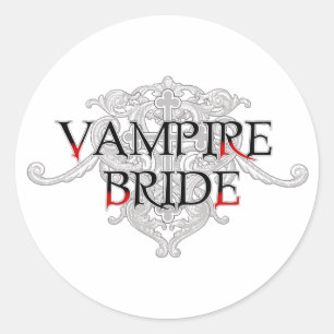 Adesivo Redondo Vamire Bride Sticker