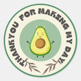 Adesivo Redondo "Vamos Celebrar o Avo! Birthday Bash Sticker"