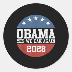 Adesivo Redondo Vamos Consertar Este Obama Para O Presidente 2028