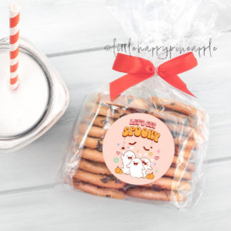 Adesivo Redondo Vamos fica assustado