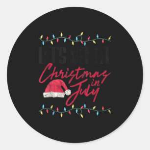Adesivo Redondo Vamos Ficar Bêbados Camisa engraçada de Natal engr