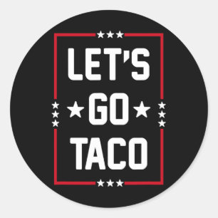 Adesivo Redondo Vamos Go Taco4