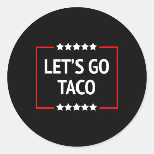 Adesivo Redondo Vamos Go Taco 11