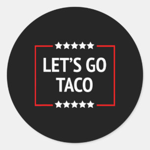 Adesivo Redondo Vamos Go Taco 13
