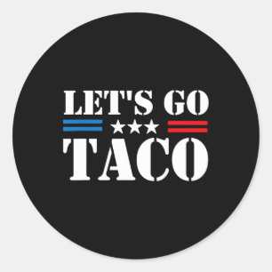 Adesivo Redondo Vamos Go Taco 25