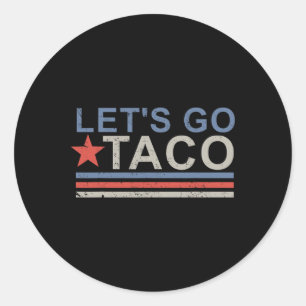 Adesivo Redondo Vamos Ir Taco Camisa Vamos Ir Taco 7