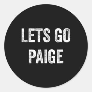 Adesivo Redondo Vamos Paige, Apoie Pais, Irmão, Ventilador