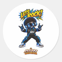 Vamos Rocker! Zap Robô AI Fofo Rock and Roll