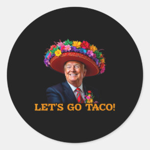 Adesivo Redondo Vamos Taco 21