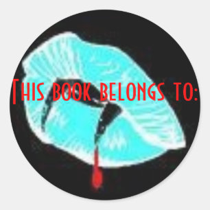 Adesivo Redondo Vampiro de presas