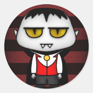 Adesivo Redondo Vampiro Júnior