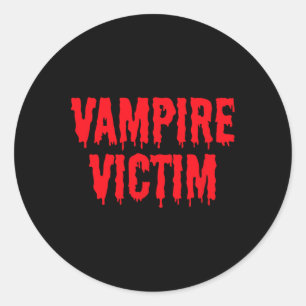 Adesivo Redondo Vampiro Vampiro Halloween Figurume preguiçoso Disg