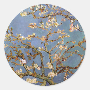Adesivo Redondo Van Gogh Almond Blossom