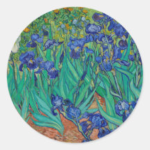 Van Gogh Irises Floral Painting