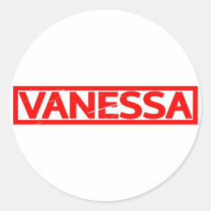 Adesivo Redondo Vanessa Stamp