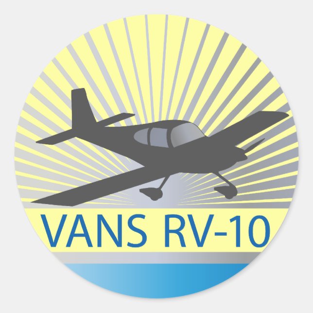 Adesivo Redondo Vans RV-10 (Frente)