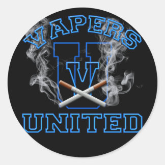 ADESIVO REDONDO VAPERS UNIDOS