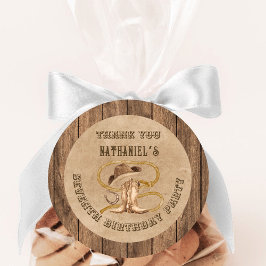 Adesivo Redondo Vaqueiro russo ocidental que você quer