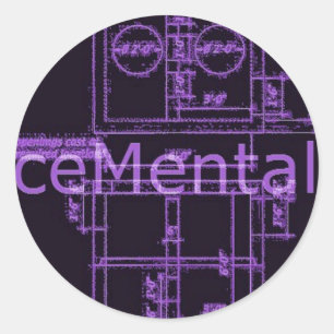 Adesivo Redondo vara cementosa