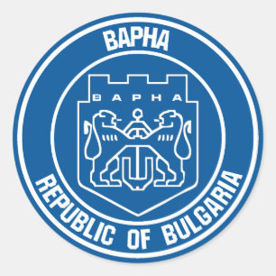 Adesivo Redondo Varna Round Emblem