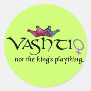 Adesivo Redondo Vashti Stickers