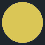 Adesivo Redondo Vazio de Casamento Moderno Amarelo Solido Bold<br><div class="desc">Vinheta redonda clássica de Vazio de Casamento Moderno Amarelo-Brilhante-Brilhante</div>