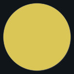 Adesivo Redondo Vazio de Casamento Moderno Amarelo Solido Bold<br><div class="desc">Vinheta redonda clássica de Vazio de Casamento Moderno Amarelo-Brilhante-Brilhante</div>